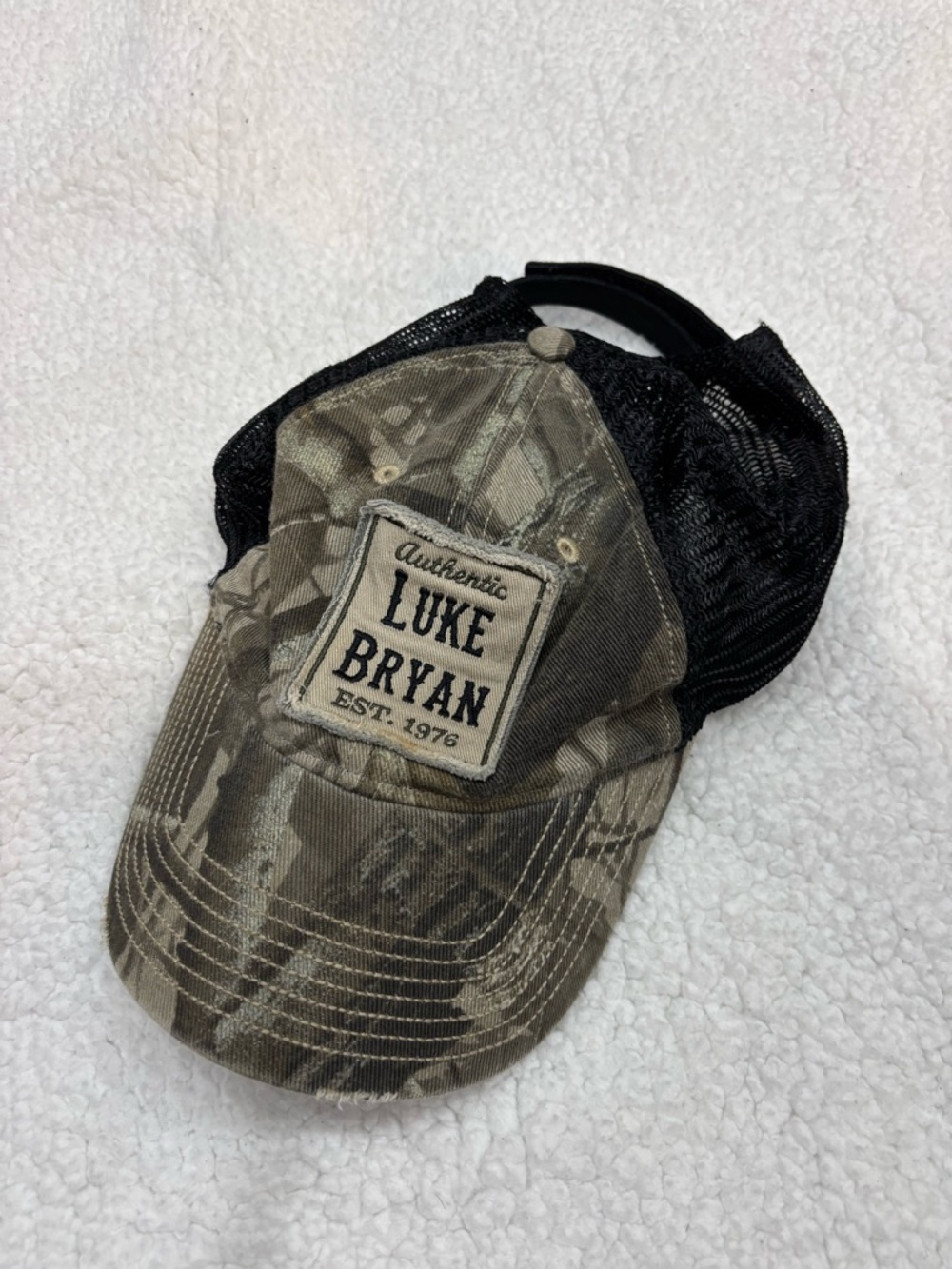 Luke Bryan Authentic Camo Trucker Hat